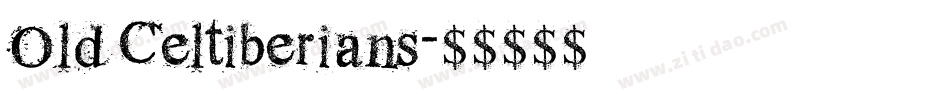 Old Celtiberians字体转换